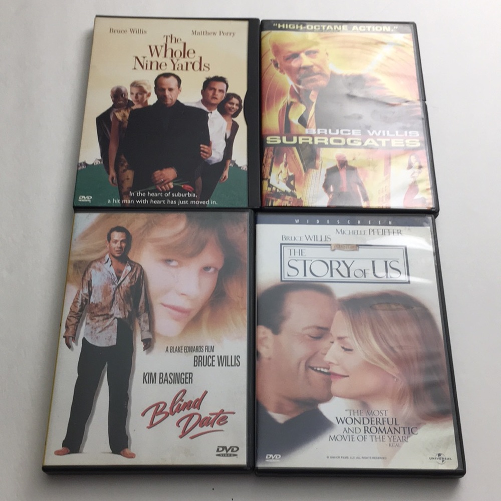 Bruce Willis DVD Movie Bundle
